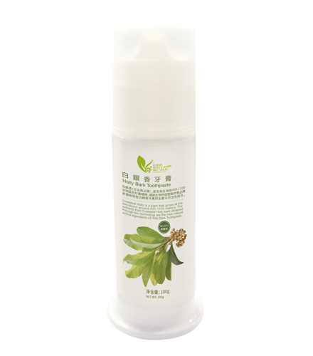 Holly Bark Toothpaste (pump dispenser)